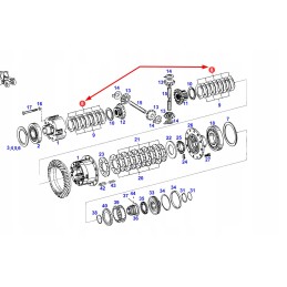 F395301020050 sankabos frikcinis diskas 1 1mm