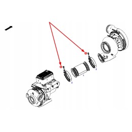 F954200090650 flanšinė veržlė m6 x 1