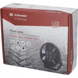 LED priekinis žibintas 60w apvalus 9 36v oe 180 mm