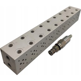 Vožtuvo plokštės blokas ng6 cetop 9 skyriai su vožtuvu