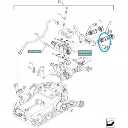 Greitos jungties lizdo dėklas nh m22x1 5 5179558 cnh