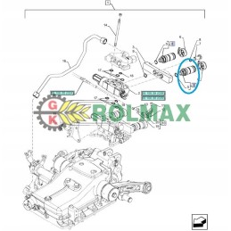 Greitos jungties lizdo dėklas nh m22x1 5 5179558