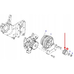 F934900010030 generatoriaus skriemulys
