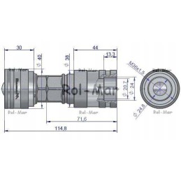 Warynski prisukamas Euro lizdo kištuko sumažinimas