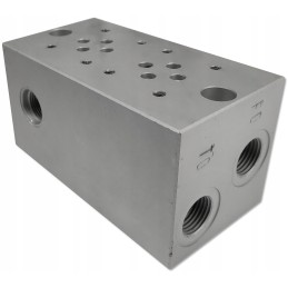 Vožtuvo plokštės blokas ng6 cetop 2 skyriai su vožtuvu