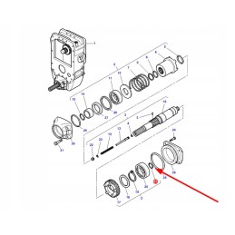 3771699m2 reduktoriaus slydimo žiedas