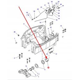 4281044m1 priekinės pakabos įvorė