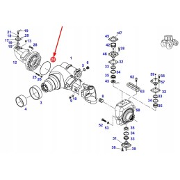 X549031800000 agco sandarinimo žiedas