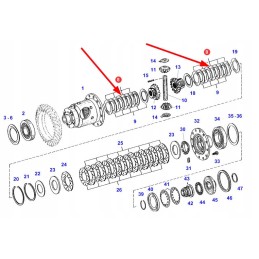 F395301020040 frikcinis diskas 72 x 85 x 1