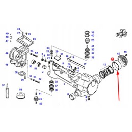 816300020480 priekinės ašies pakabos įvorė