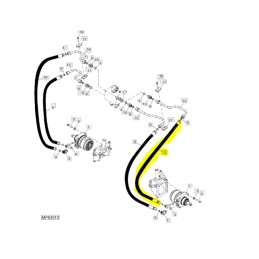 Hidraulinė žarna john deere tca20533 1 vnt