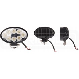 Darbo lempa 8xled 1920 lm 24w pajungimas