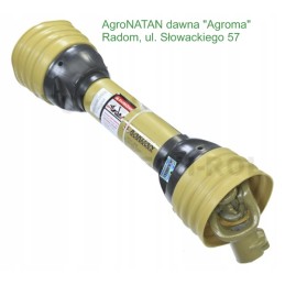 Frezuotas šarnyrinis ir teleskopinis velenas 620nm 5