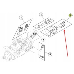 6005030360 įpurškimo siurblio elektros jungtis