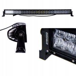 LED halogeninė darbo lempa 240w Cree 5D lenkta