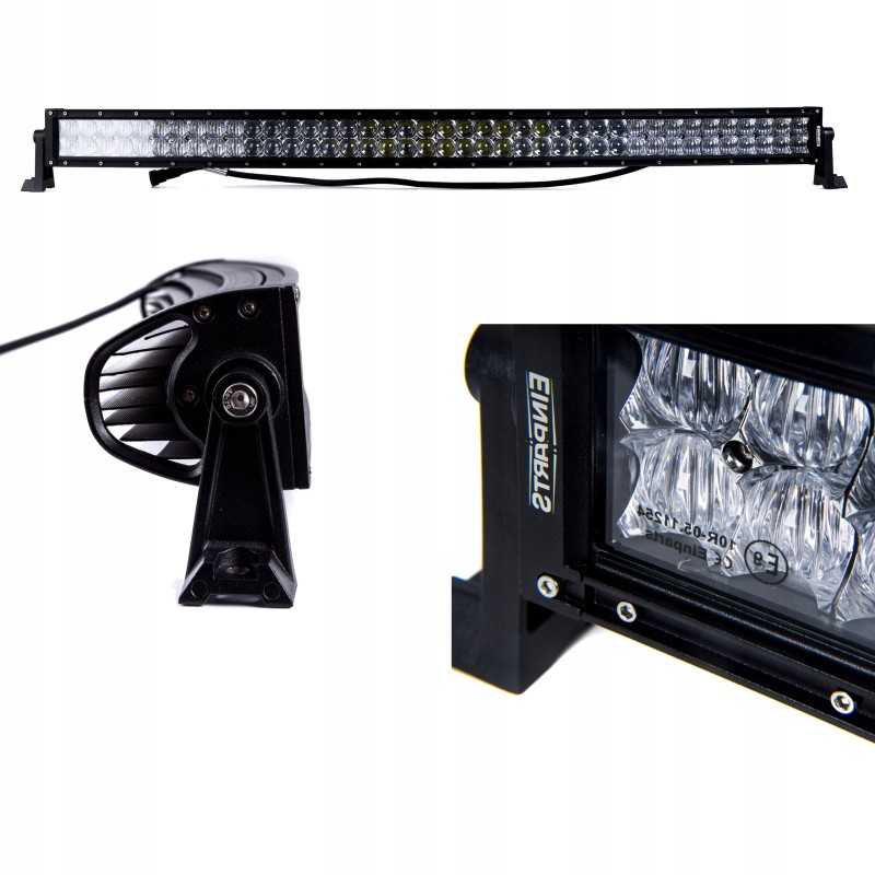 LED halogeninė darbo lempa 240w Cree 5D lenkta