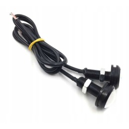 Raudonas stabdymo žibintas 12 LED erelio akis