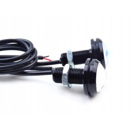 Raudonas stabdymo žibintas 12 LED erelio akis