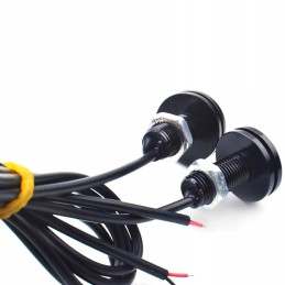 Raudonas stabdymo žibintas 12 LED erelio akis