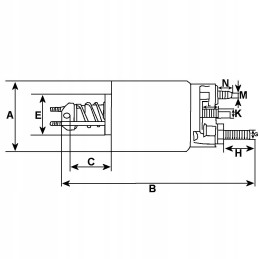 Solenoidinis ritės kontaktorius zm 231807 12v 200a