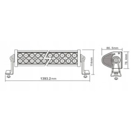 Darbinis skydelis 100xled 5307lm 300w halogeninis