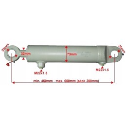 Hidraulinio cilindro pavara, stūmoklis 63x32, eiga 200