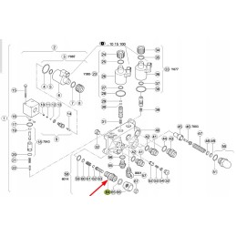 631576 0 pagrindinio vožtuvo srieginis įdėklas
