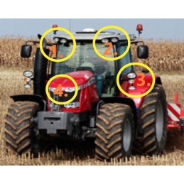 Massey Ferguson Fendt LED darbo lempa 4050lm