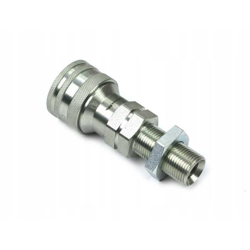 Hidraulinės greitosios jungties lizdas su šalintuvu c