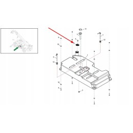 231013002 rakinamas degalų bako dangtelis