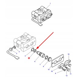 3903464m1 hidraulinis sėdynės sandariklis