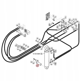 Apatinės pavaros kompensavimo kaištis manitou 3 4 50x155mm 264583 228264