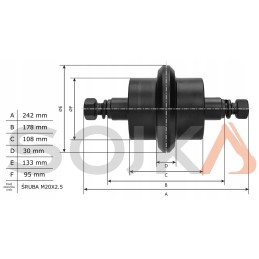 Bobcat vikšrinis volas 225 325 328 329 334 e25 e26