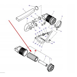H411201090100 išorinis variklio oro filtras