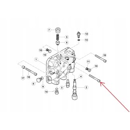 7703009127 M12 skirstytuvo šešiabriaunis varžtas