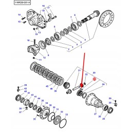 3785455m1 diferencialo fiksavimo kaištis