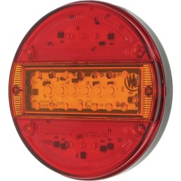 Apvalus LED galinis žibintas oe140mm 12 24v