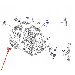 F119200210070 variklio angos kaištis