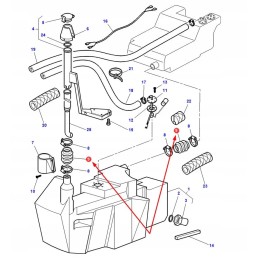 3778297m1 guminė kuro linija d 68mm