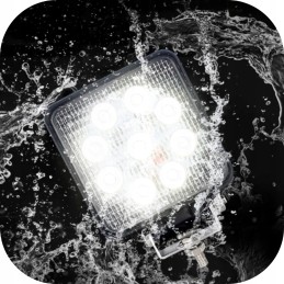 Halogeninė darbo lempa 9 LED 9W IP65 traktoriui