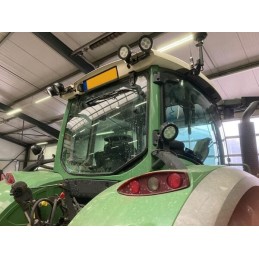 Apvali LED darbinė lempa 40w 3800lm 10 30v šviesa