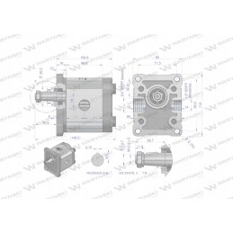 Hidraulinis siurblys 16 0 cm3 max 260 bar Warynski