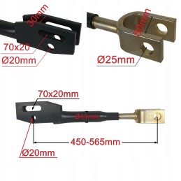 Kairė dešinė pakaba c 360 originalus ursus rinkinys 2 vnt