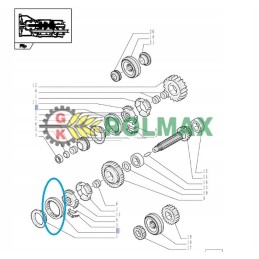 New Holland Fiat 5127396 sinchronizatoriaus pavarų perjungiklis