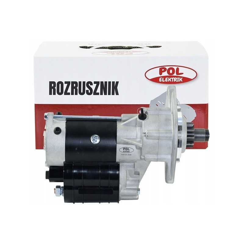 Starteris su reduktoriaus dėklu jcb 12v 2 8kw mf 4