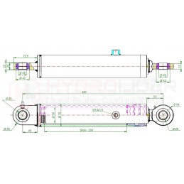Pavara palaiko kėlimo cn 50 300 zetor hidroliderį