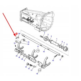 621985m1 selektoriaus veleno varžtas
