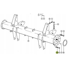 Targanca krumpliaračio varžtas m18x2 45mm Claas