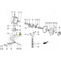 Targanca krumpliaračio varžtas m18x2 45mm Claas