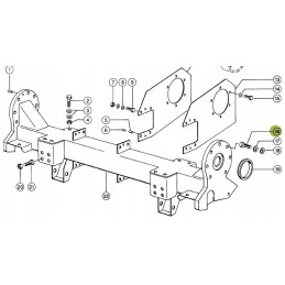 Targanca krumpliaračio varžtas m18x2 45mm Claas